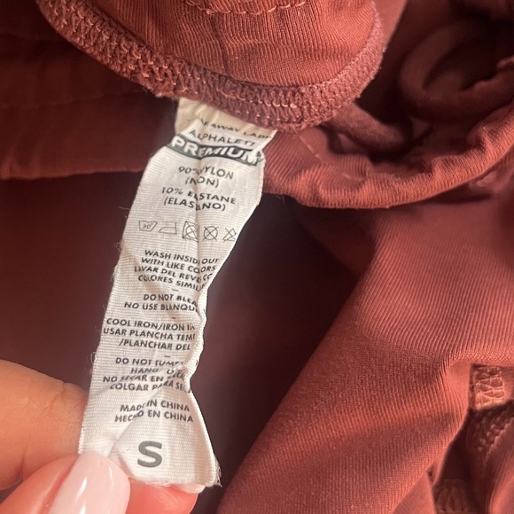 Alphalete Women’s (S) Brown Jogger Pants Stretch Small Gym Yoga Workout Run - Picture 8 of 8